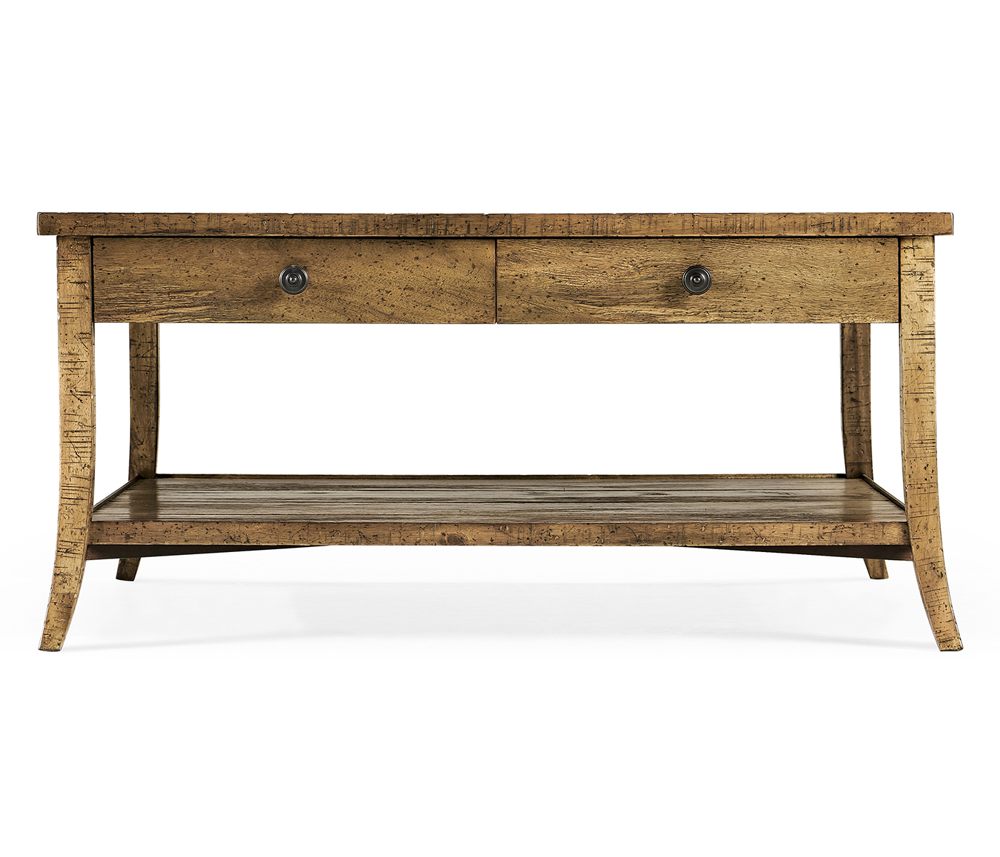 Square Coffee Table in Medium Driftwood