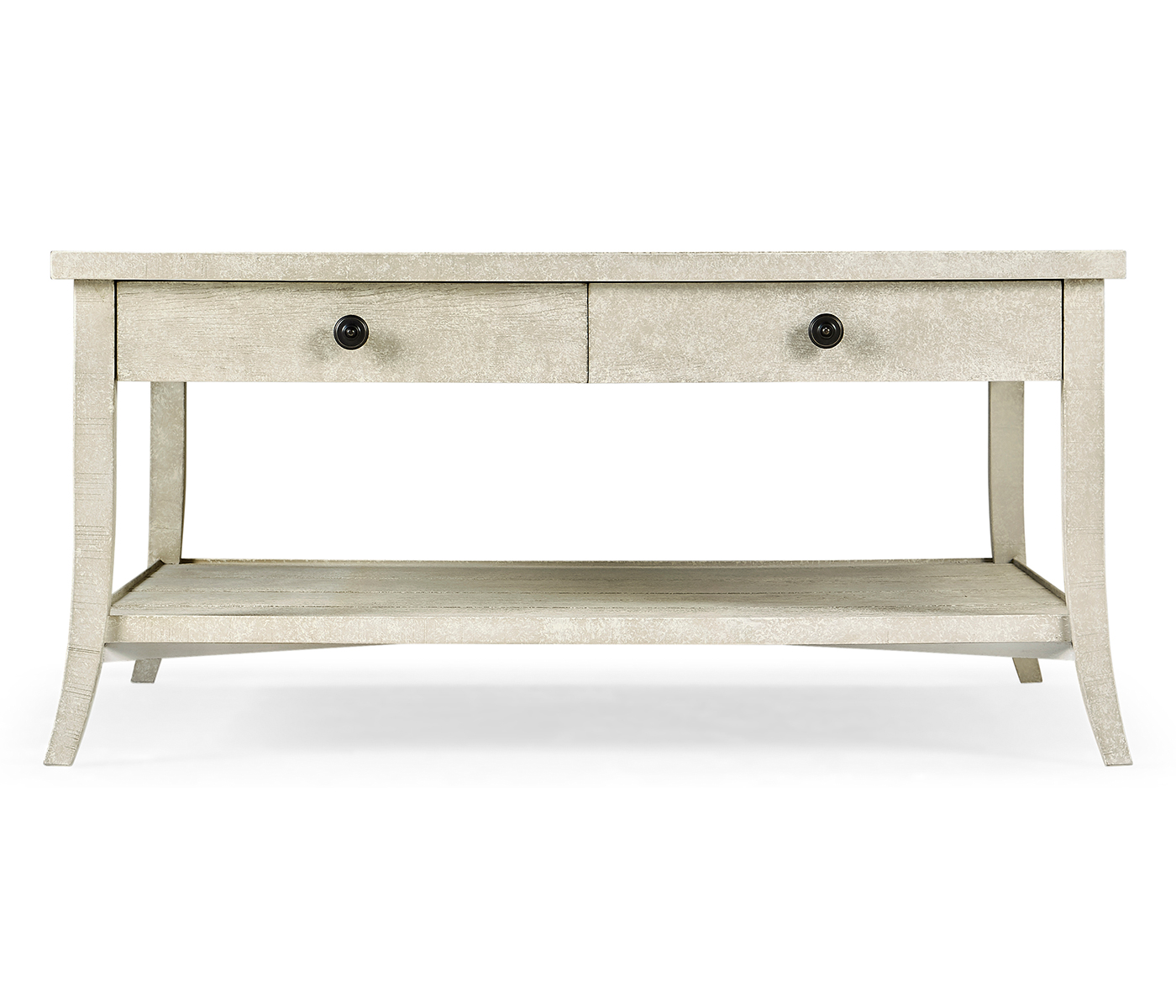 Square Coffee Table in Whitewash Driftwood