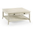 Square Coffee Table in Whitewash Driftwood