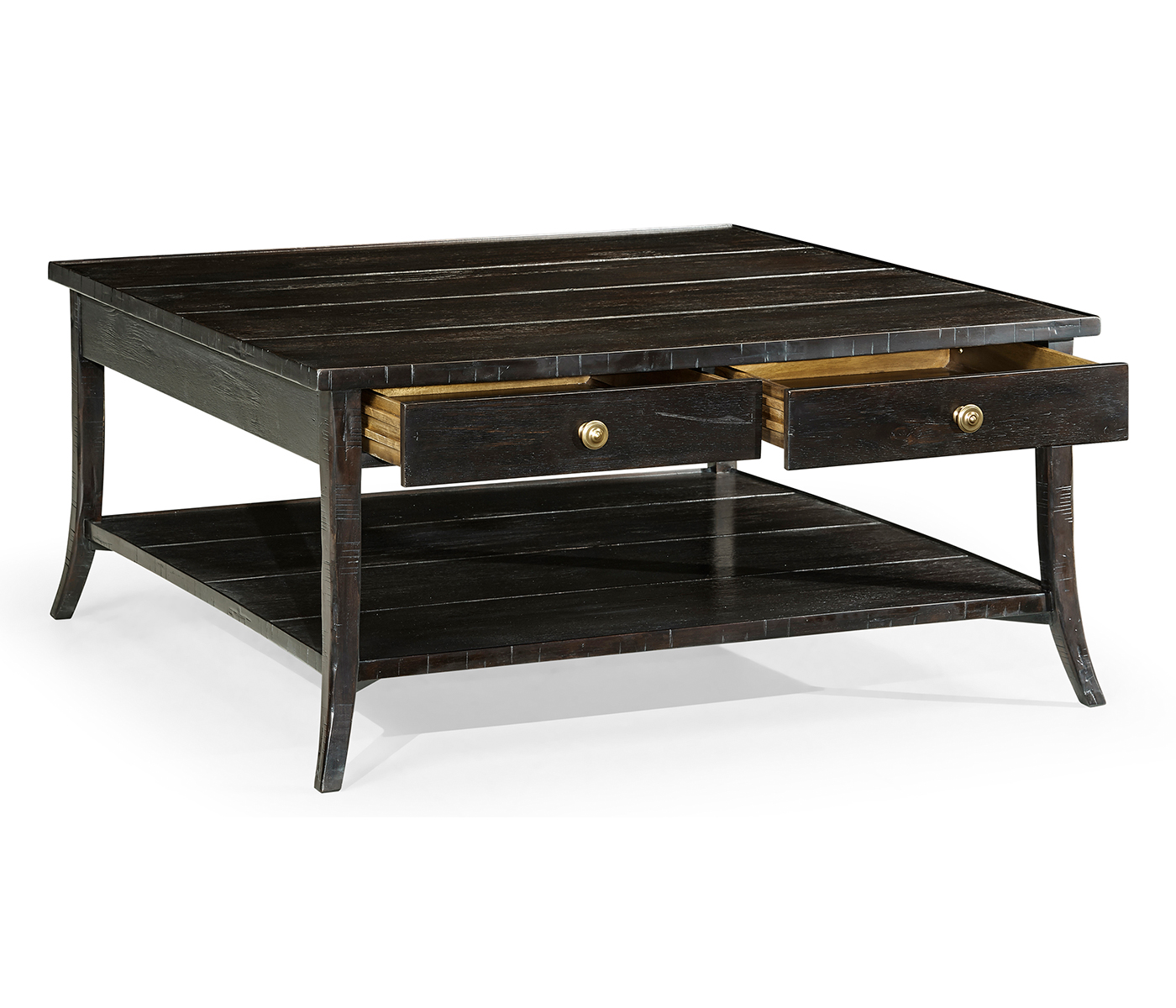 Square Coffee Table in Dark Ale