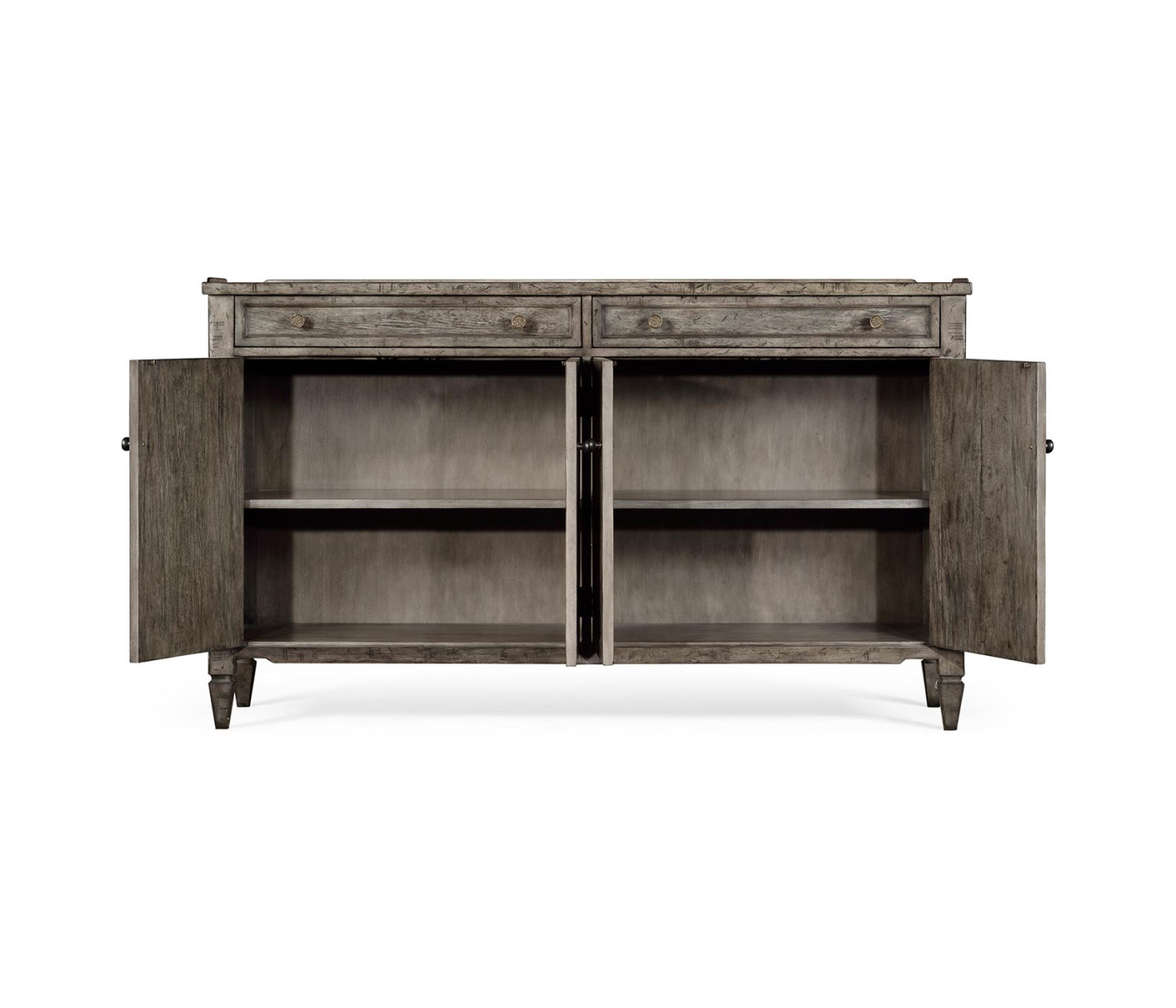 Four-Door Sideboard in Antique Dark Grey