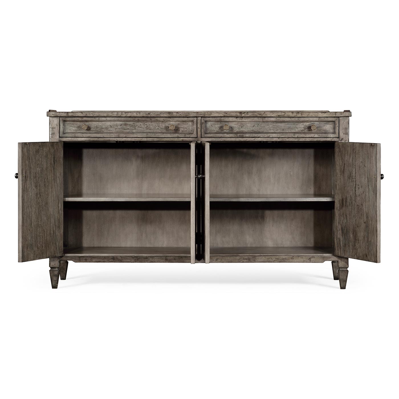 Four-Door Sideboard in Antique Dark Grey