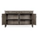 Four-Door Sideboard in Antique Dark Grey