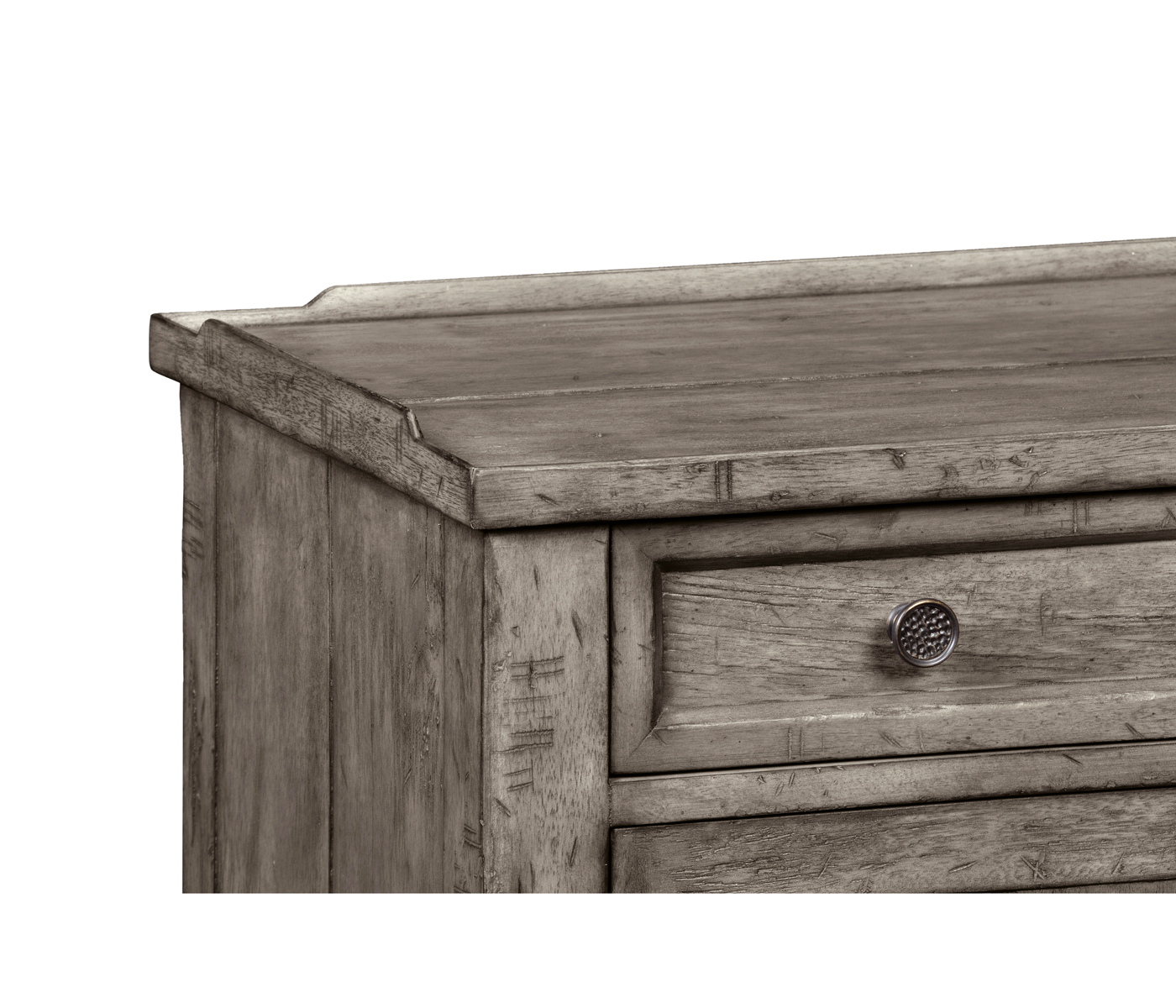 Four-Door Sideboard in Antique Dark Grey