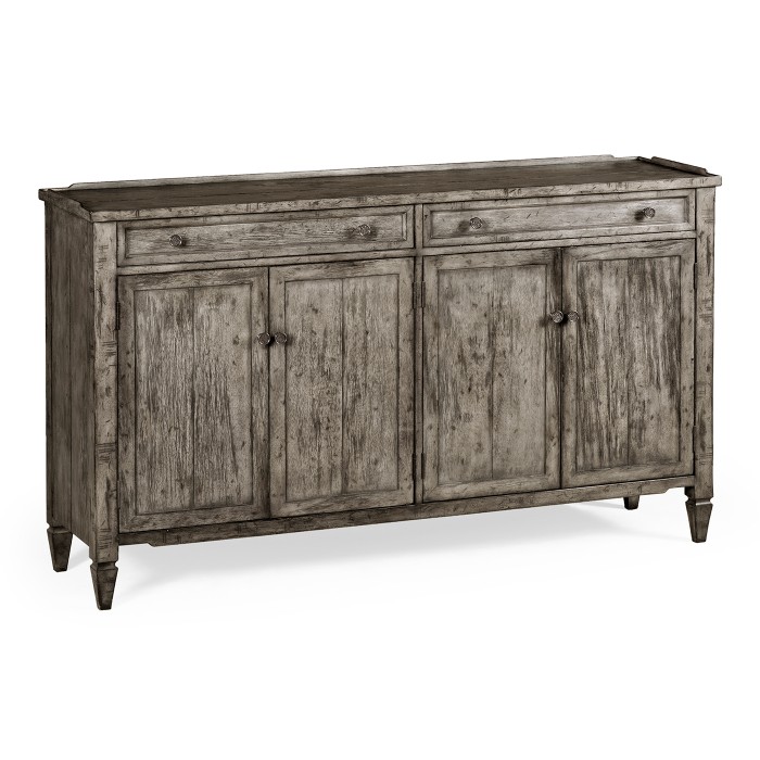 Four-Door Sideboard in Antique Dark Grey