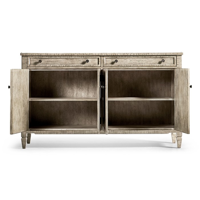 Four-Door Sideboard in Rustic Grey