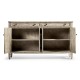 Four-Door Sideboard in Rustic Grey