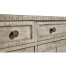 Four-Door Sideboard in Rustic Grey