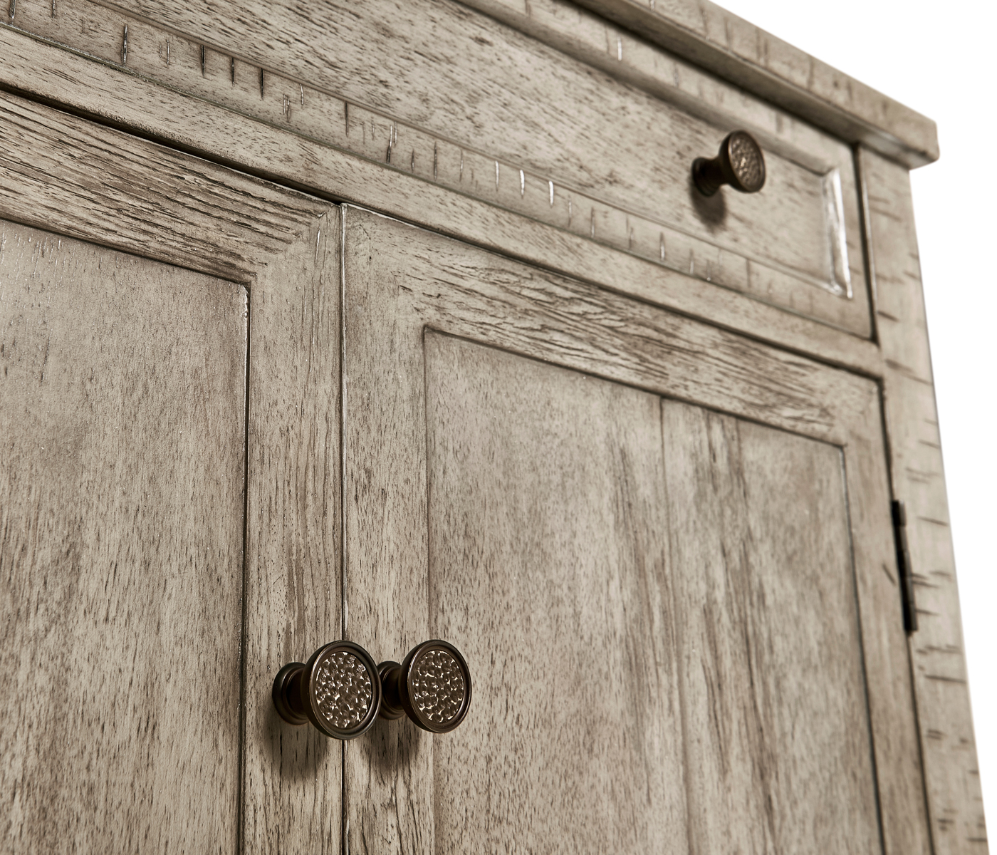 Four-Door Sideboard in Rustic Grey