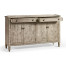 Four-Door Sideboard in Rustic Grey