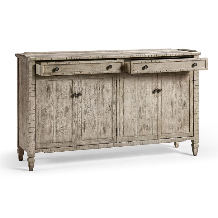 Four-Door Sideboard in Rustic Grey