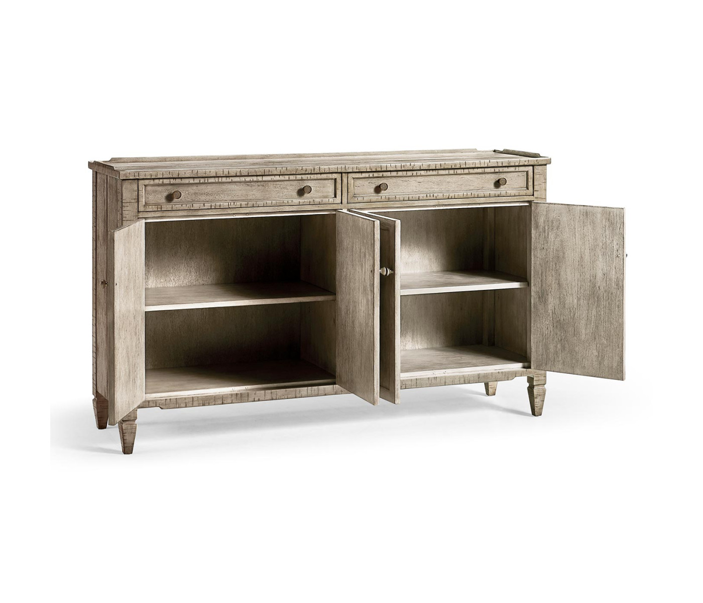 Four-Door Sideboard in Rustic Grey