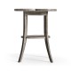 Quatrefoil Lamp Table in Antique Dark Grey
