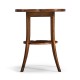 Quatrefoil Lamp Table in Country Walnut