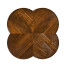 Quatrefoil Lamp Table in Country Walnut