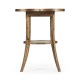 Quatrefoil Lamp Table in Medium Driftwood