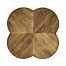 Quatrefoil Lamp Table in Medium Driftwood