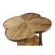Quatrefoil Lamp Table in Medium Driftwood