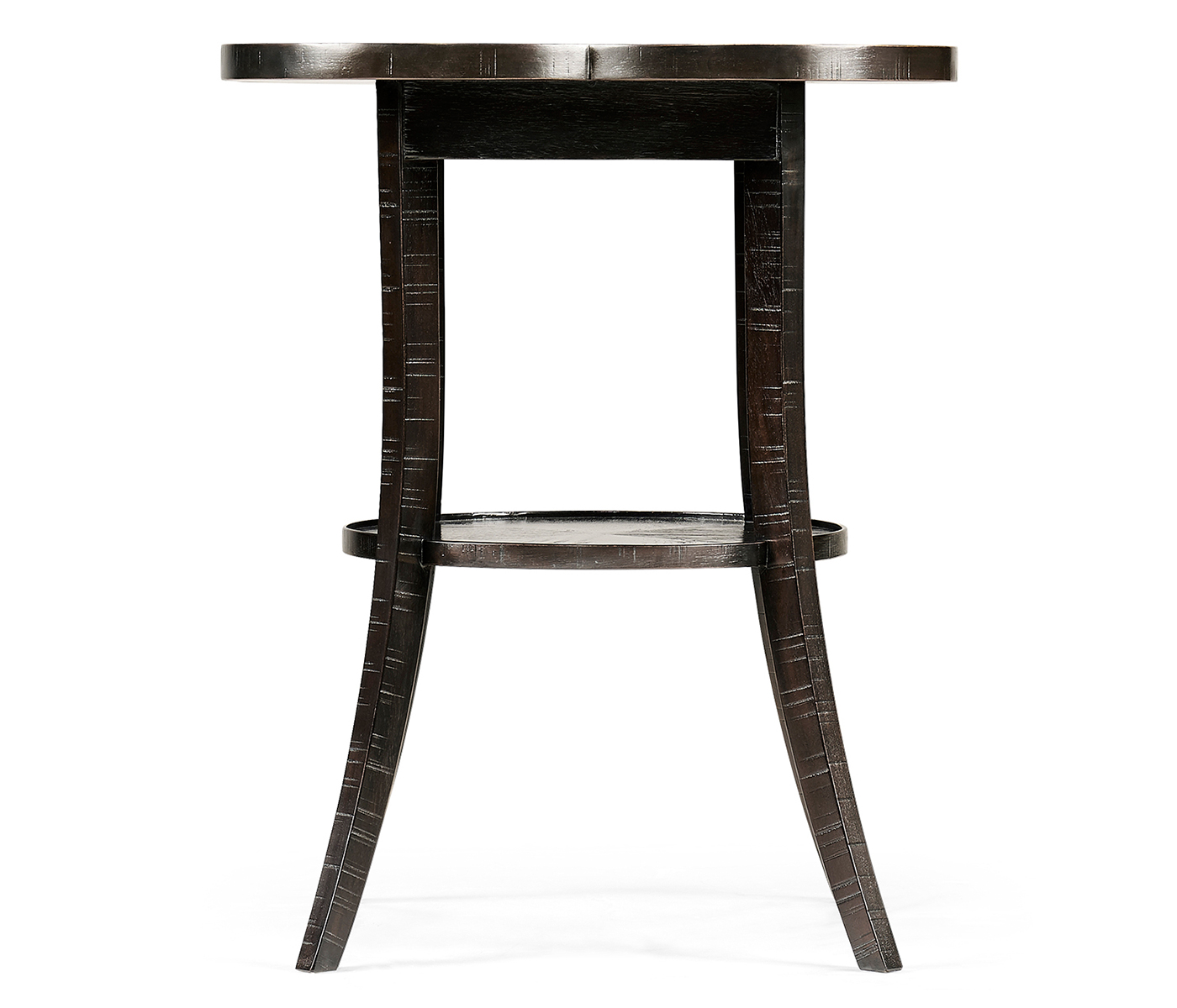 Quatrefoil Lamp Table in Dark Ale