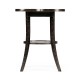Quatrefoil Lamp Table in Dark Ale