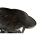 Quatrefoil Lamp Table in Dark Ale