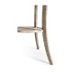 Quatrefoil Lamp Table in Rustic Grey