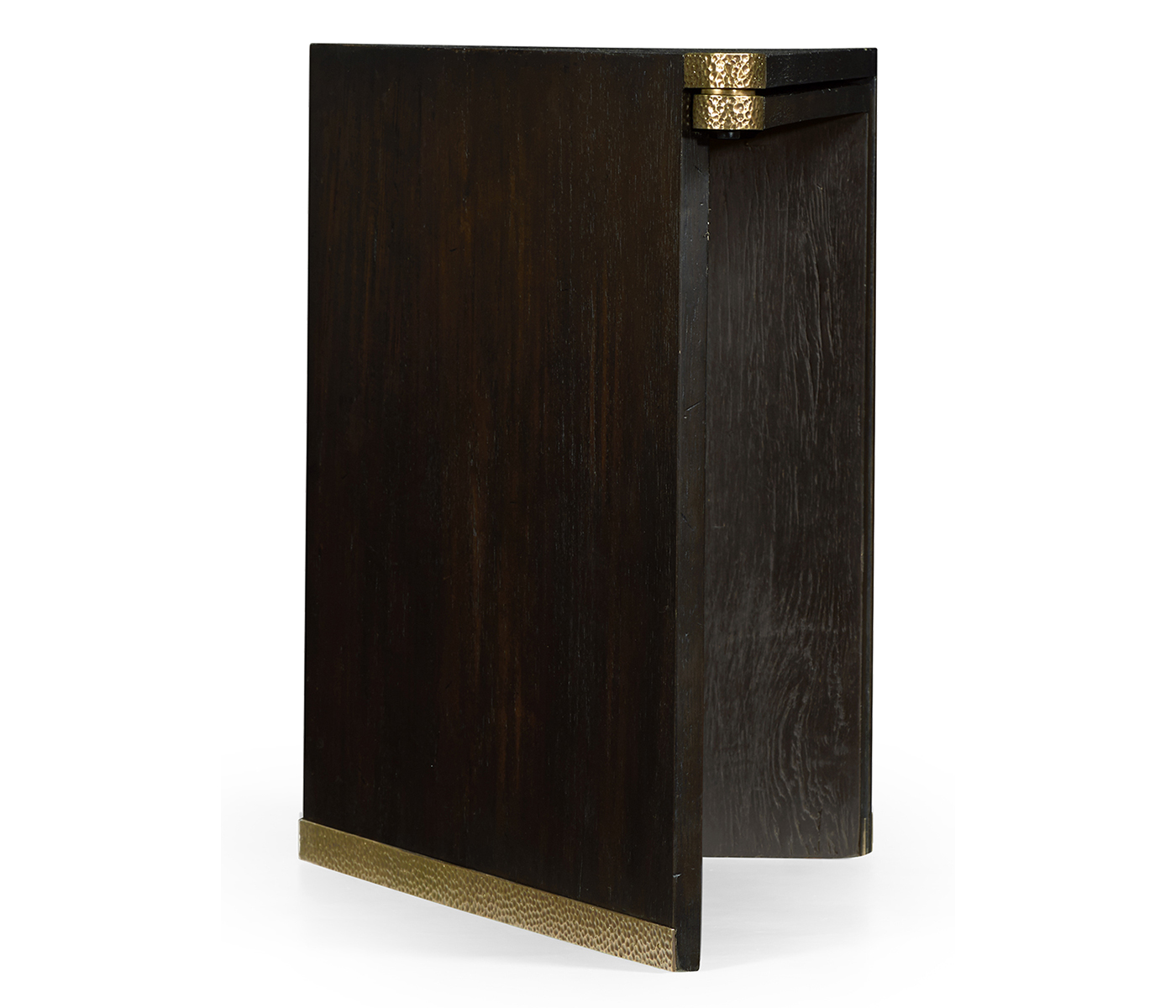 Dark Ale Semicircular Retracting Side Table