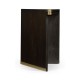 Dark Ale Semicircular Retracting Side Table