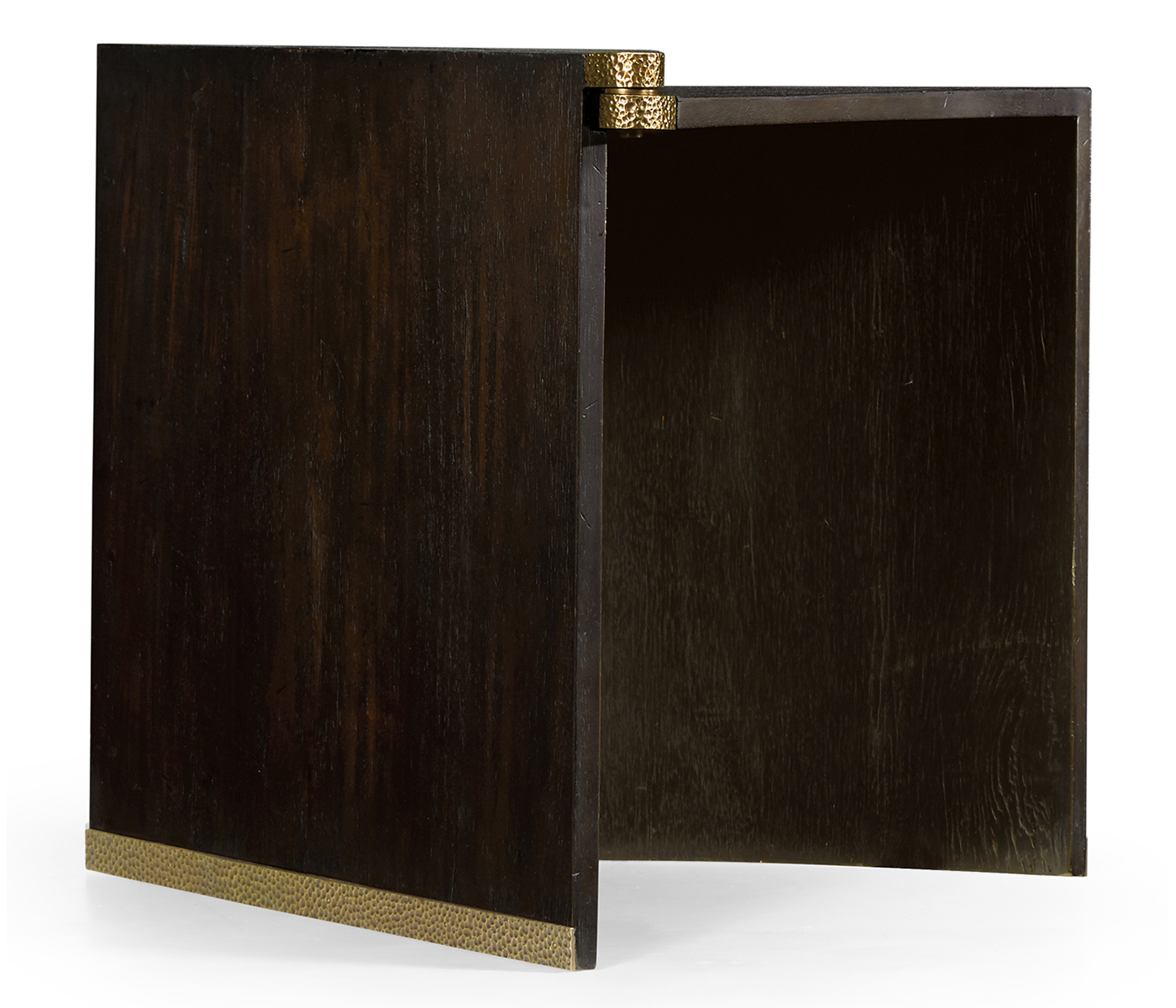 Dark Ale Semicircular Retracting Side Table