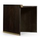 Dark Ale Semicircular Retracting Side Table