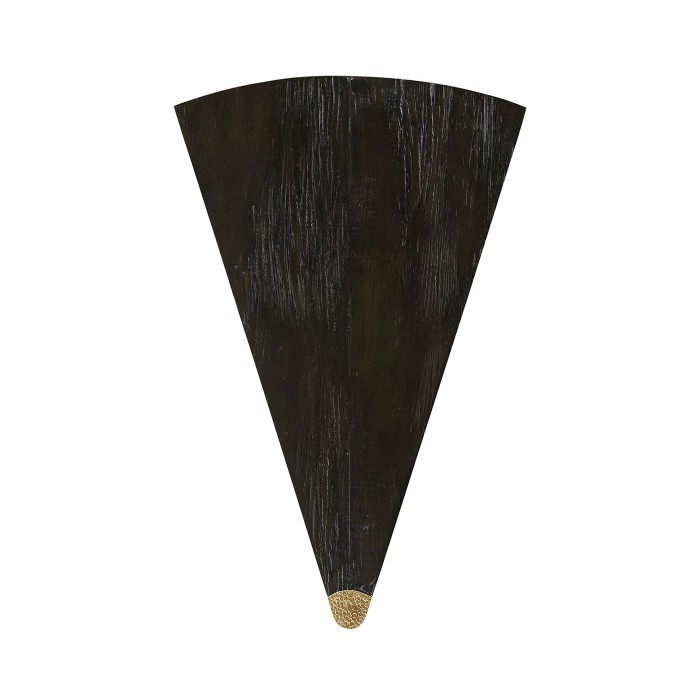 Dark Ale Semicircular Retracting Side Table