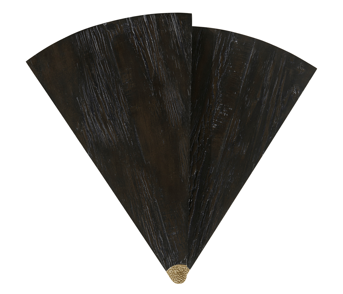 Dark Ale Semicircular Retracting Side Table