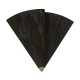 Dark Ale Semicircular Retracting Side Table