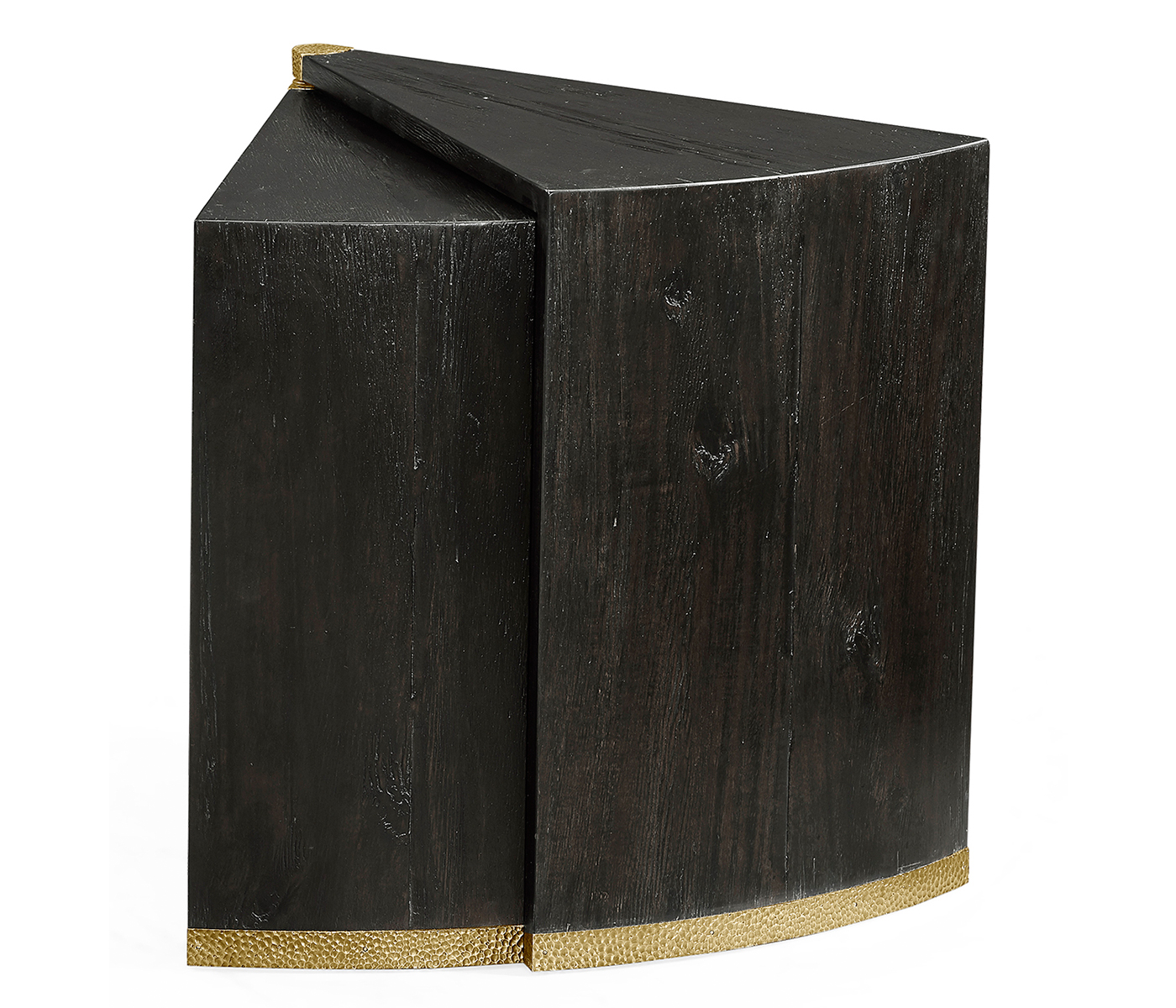 Dark Ale Semicircular Retracting Side Table