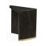 Dark Ale Semicircular Retracting Side Table
