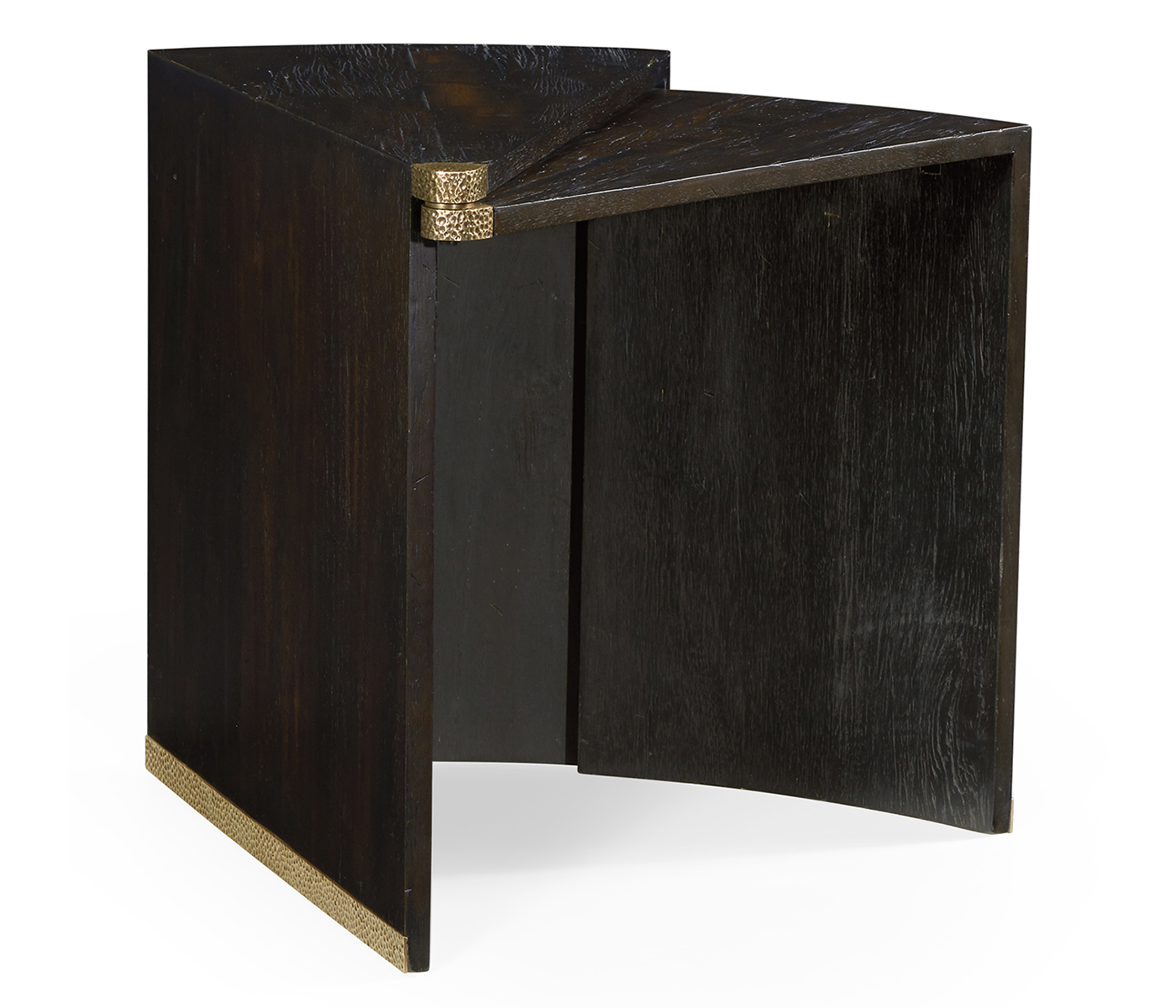 Dark Ale Semicircular Retracting Side Table