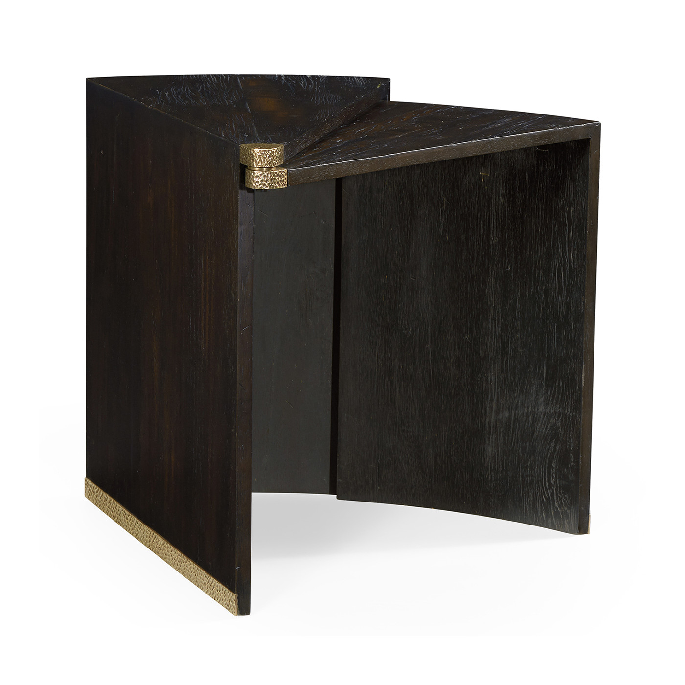 Dark Ale Semicircular Retracting Side Table