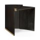 Dark Ale Semicircular Retracting Side Table