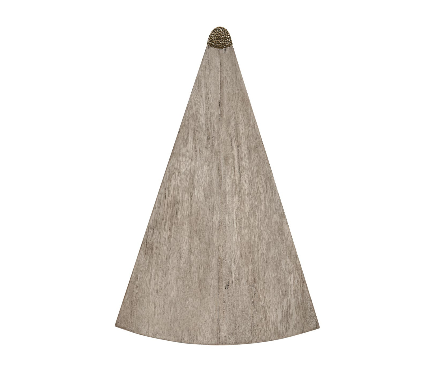 Rustic Grey Simicircular Retracting Side Table