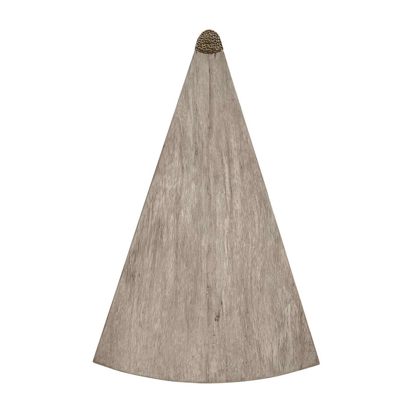 Rustic Grey Simicircular Retracting Side Table