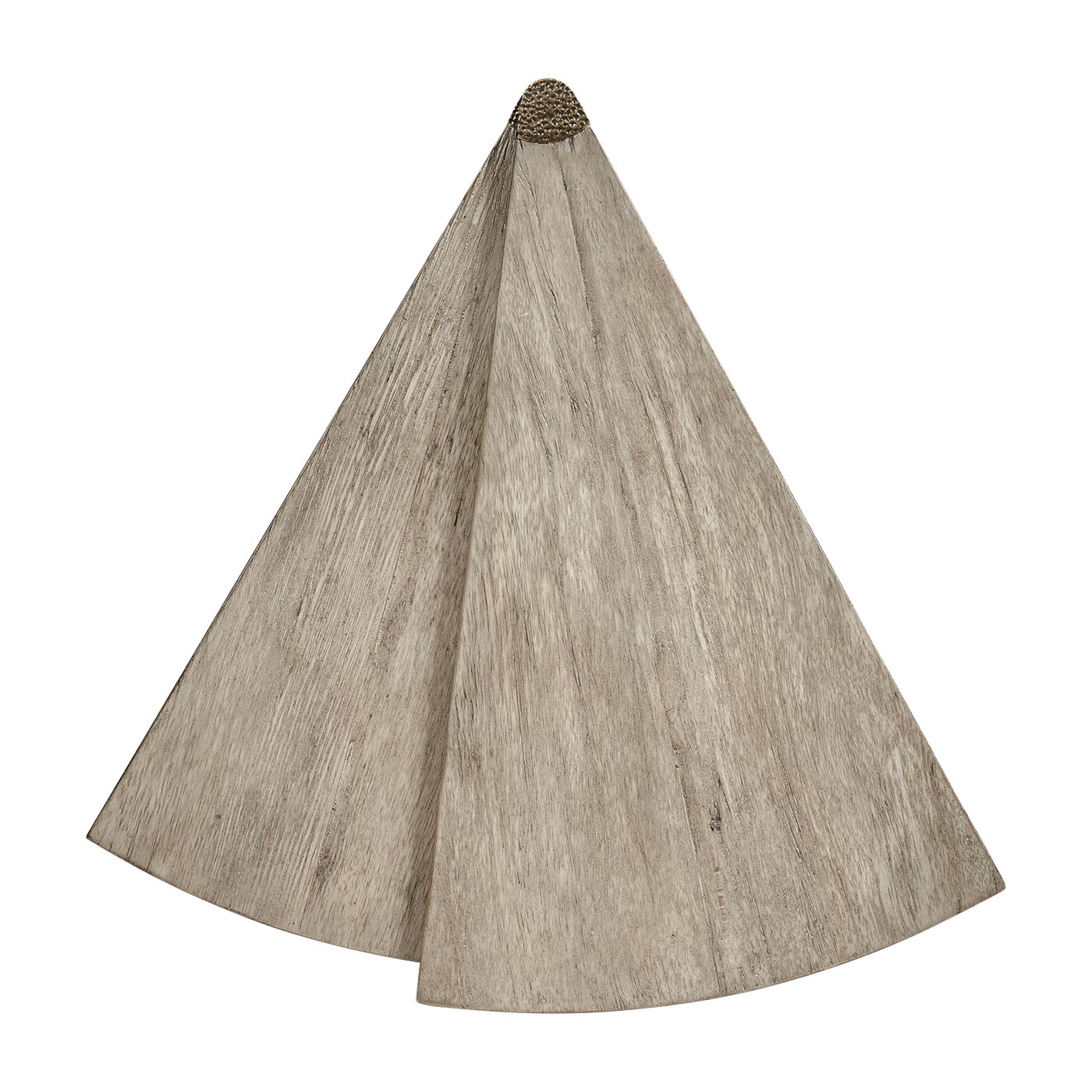 Rustic Grey Simicircular Retracting Side Table