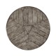Antique Dark Grey Style Parquet Table