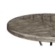 Antique Dark Grey Style Parquet Table