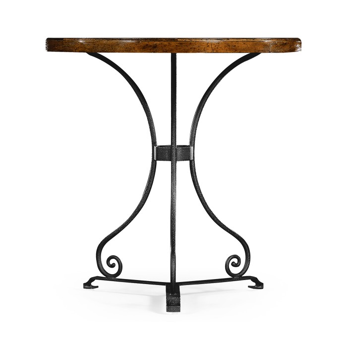 Country Walnut Style Parquet Table