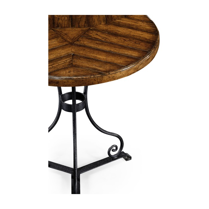 Country Walnut Style Parquet Table