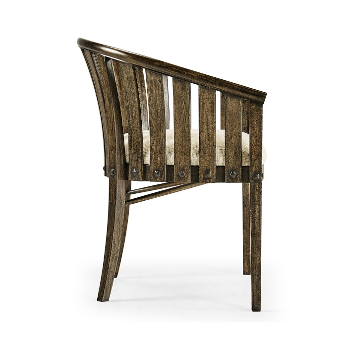 Casual Tub Upholstered Arm Chair