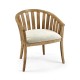 Casual Tub Upholstered Arm Chair