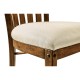 Casual Slat Upholstered Side Chair
