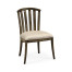 Casual Slat Upholstered Side Chair