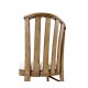 Casual Slat Upholstered Side Chair
